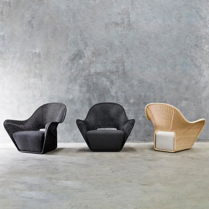 Creative Nordic Outdoor Single Rattan Sofa Design