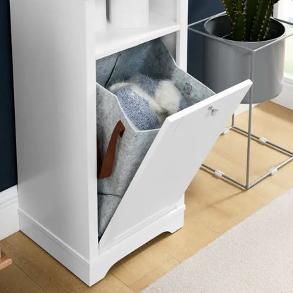 64 Inch High Bathroom Storage Cabinet