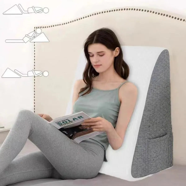 Triangle Sponge Bedside Support Pillow