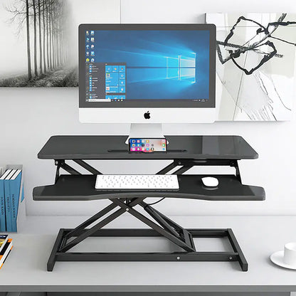 Standing Desk with Keyboard Lift for Office Use