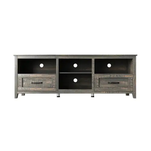 70 Inch Length TV Stand, With 2 Drawers