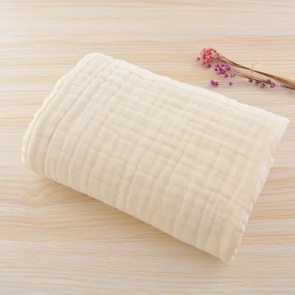 Cotton Baby Blanket, Six-Layer Ruffled Design