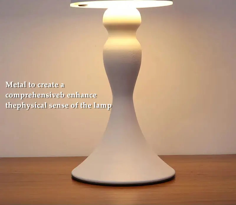 Elegant Rhinestone USB Bedside Lamp