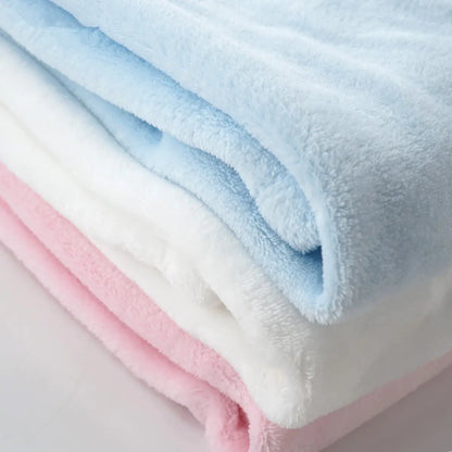 Newborn Baby Coral Fleece Hug Blanket
