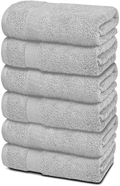 6 Pcs Resort Collection Soft Hand Towels 16x27