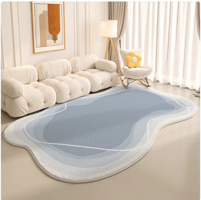 Spacious Modern Living Room Rug