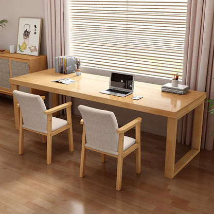 Solid Wood Large Desk for Home Office and Writing