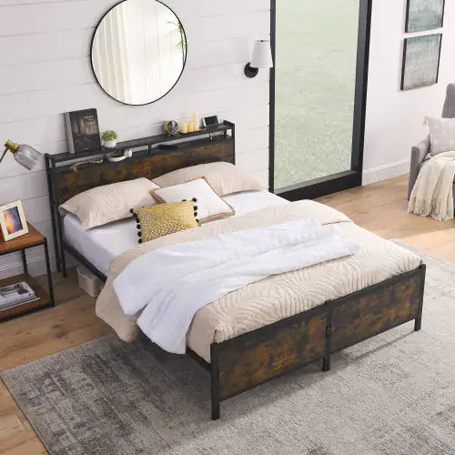 Iron Wrought Platform Bed Frame