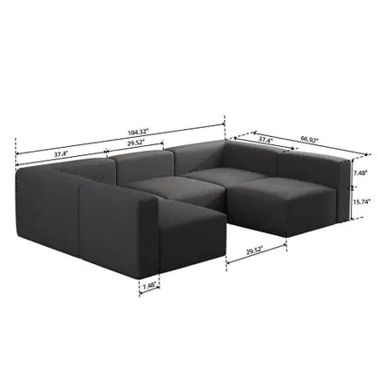 Modular Sectional Sofa Sleeper Couch