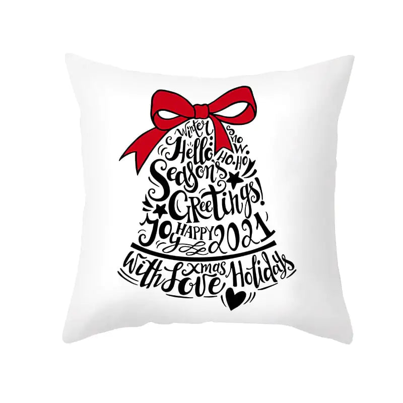 Festive Cartoon Cushion Cover