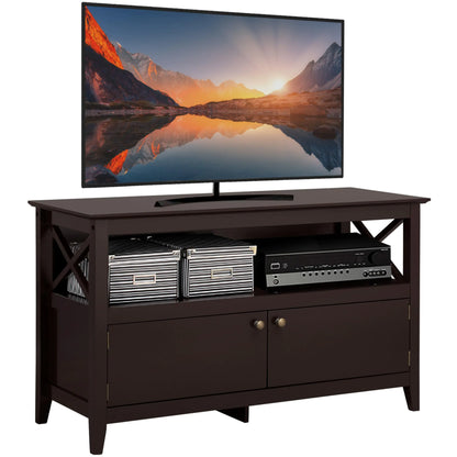 Yaheetech Wooden TV Stand for TVs Up to 48 inch
