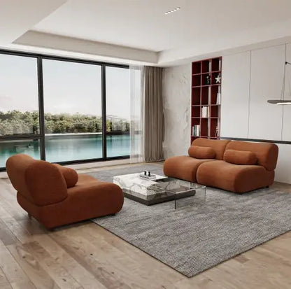 Contemporary Modular Sofa w/ 3 Seat Sectional