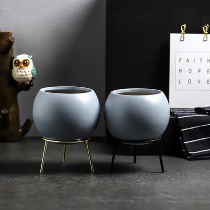 Nordic Iron Succulent Planter Set