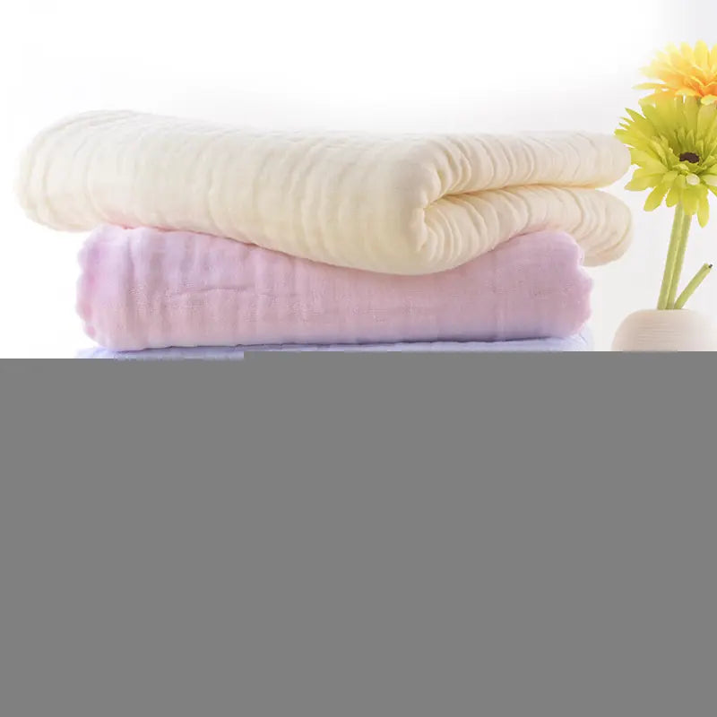 Cotton Baby Blanket, Six-Layer Ruffled Design
