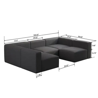 Modular Sectional Sofa Sleeper Couch
