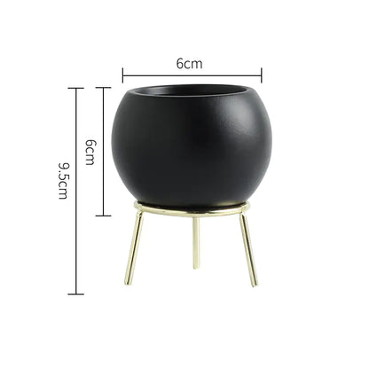 Nordic Iron Succulent Planter Set