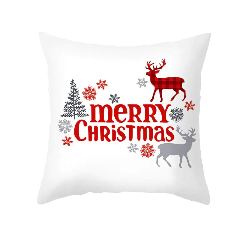 Festive Cartoon Cushion Cover