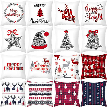 Festive Cartoon Cushion Cover