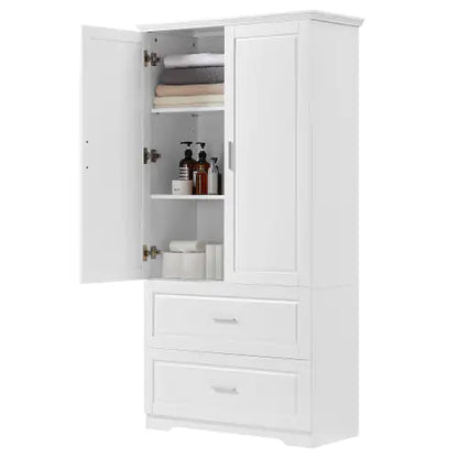 High Bathroom Storage Cabinet