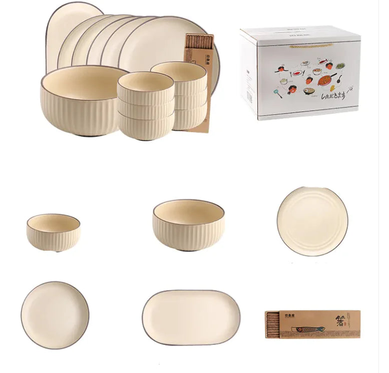 Tableware Bowl And Dish Set