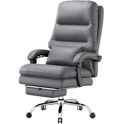 LuxErgo 400lbs Executive Office Chair w/ Footrest