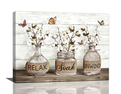Farmhouse Bathroom Decor Wall Art