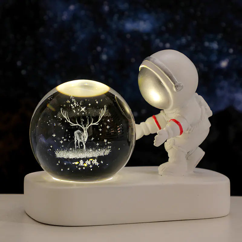 Creative Astronaut Starry Night Desk Light Decor