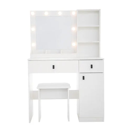 Vanity Desk With Lights, Adjustable