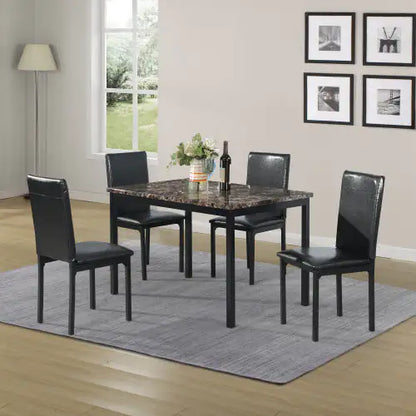 Furniture 5-piece Metal Dining Set