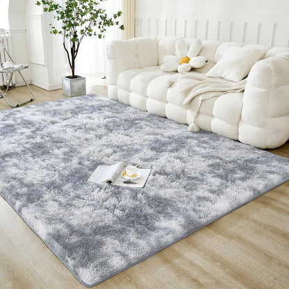 LuxeLite 3x5 Grey Shag Rug