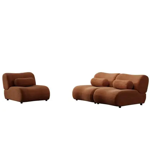 Contemporary Modular Sofa w/ 3 Seat Sectional