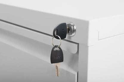 2 Drawer Metal Vertical File Cabinet With Lock