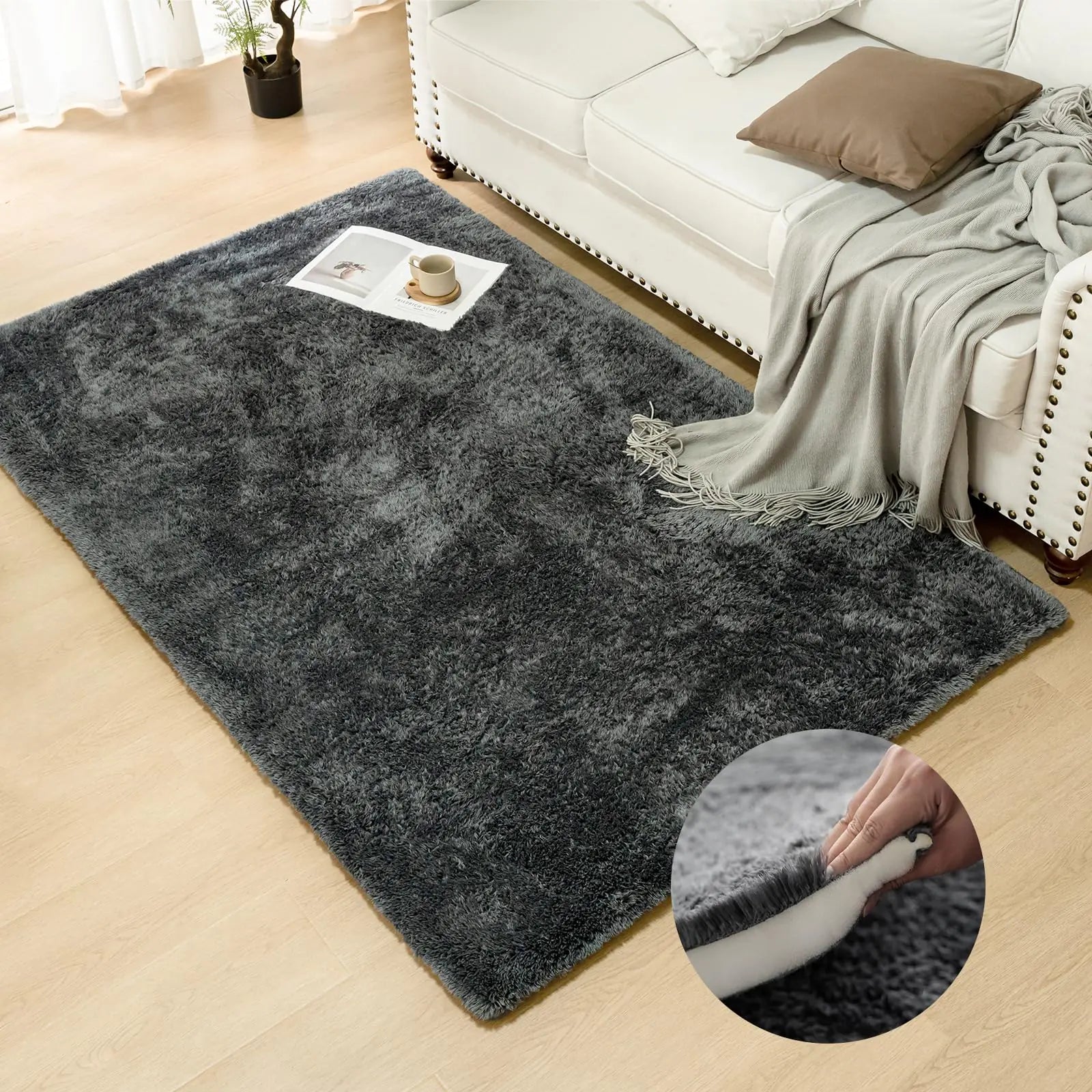 ACOMOPACK Fluffy Shag Area Rug 328"x492"