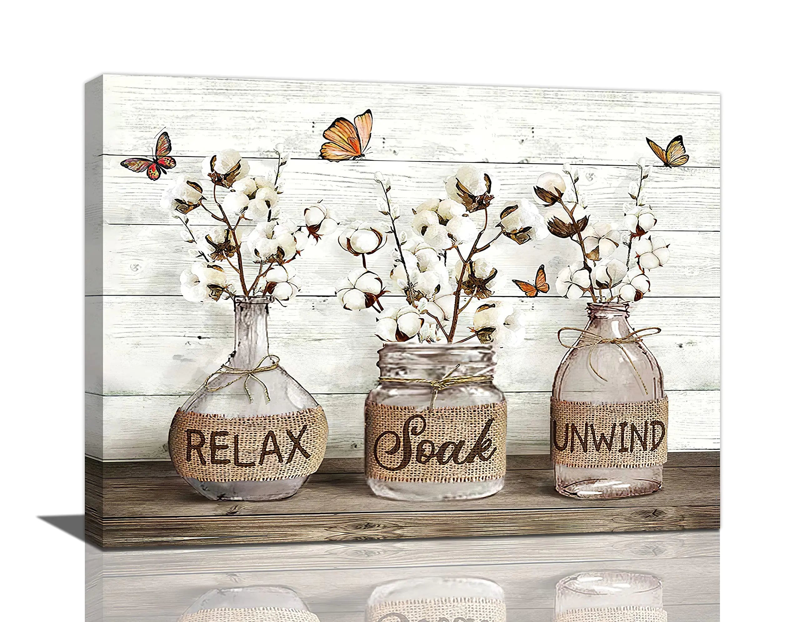 Farmhouse Bathroom Decor Wall Art