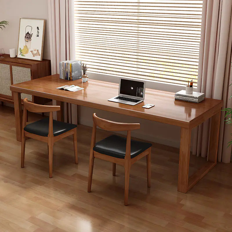 Solid Wood Large Desk for Home Office and Writing