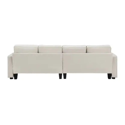 Seater Modern Linen Fabric Sofa