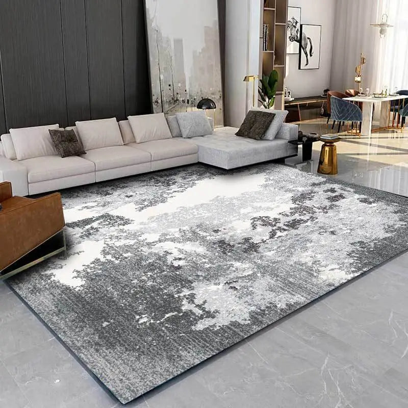 Abstract Gray White Mat