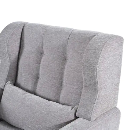 Comfortable Upholstered Lounge Chair with Pillows