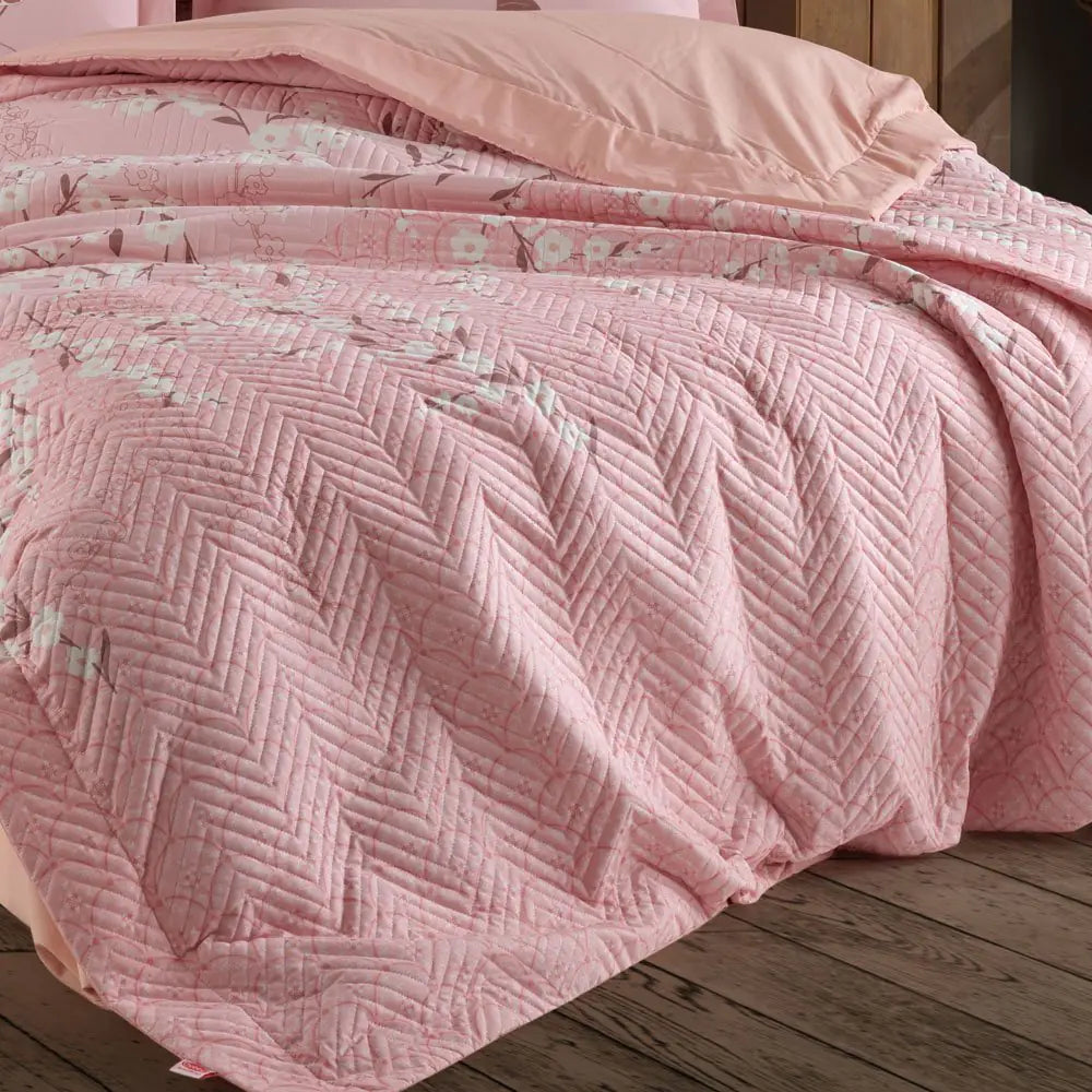 CottonSoft Quilted Double Duvet Set