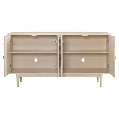 Modern 4-door Sideboard With Convex Doors