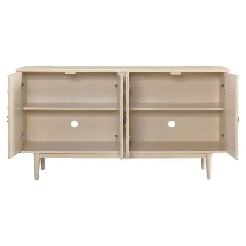 Modern 4-door Sideboard With Convex Doors