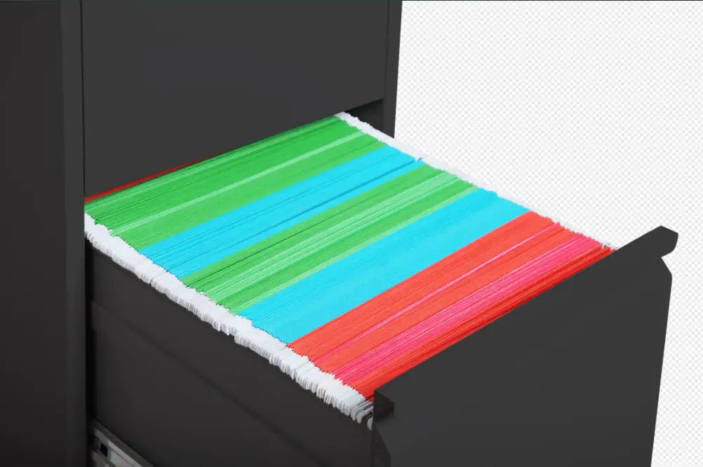 2 Drawer Metal Vertical File Cabinet With Lock