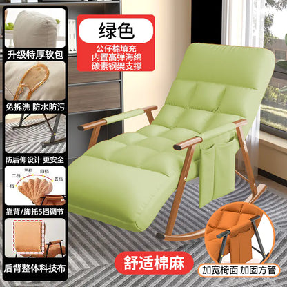 Tech Fabric Rocking Chair for Adults - Lounge Sofa