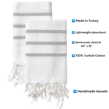 Turkish Hand Towels, Hand Woven Cotton Quick Dry