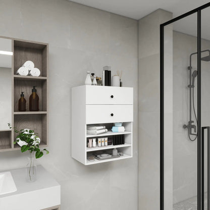 Modular Closet Organizer, Wall Mount 3.62''W x 16.04''D x 31.49''H