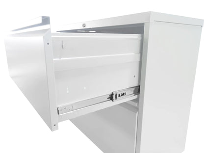 2 Drawer Metal Vertical File Cabinet With Lock