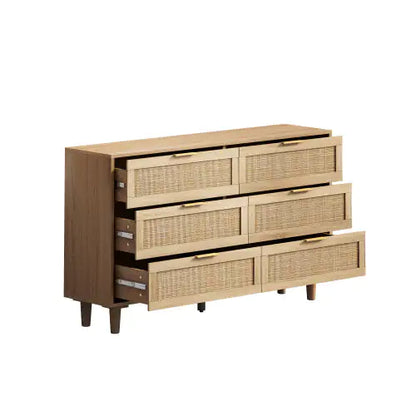 Drawers Rattan Storage Cabinet Rattan Drawer