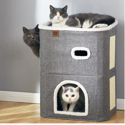 CATBOAT 2-Storey Cat House