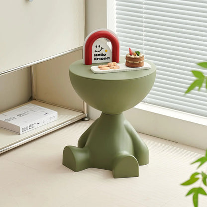 Side Circle Coffee Table or Table Nightstand