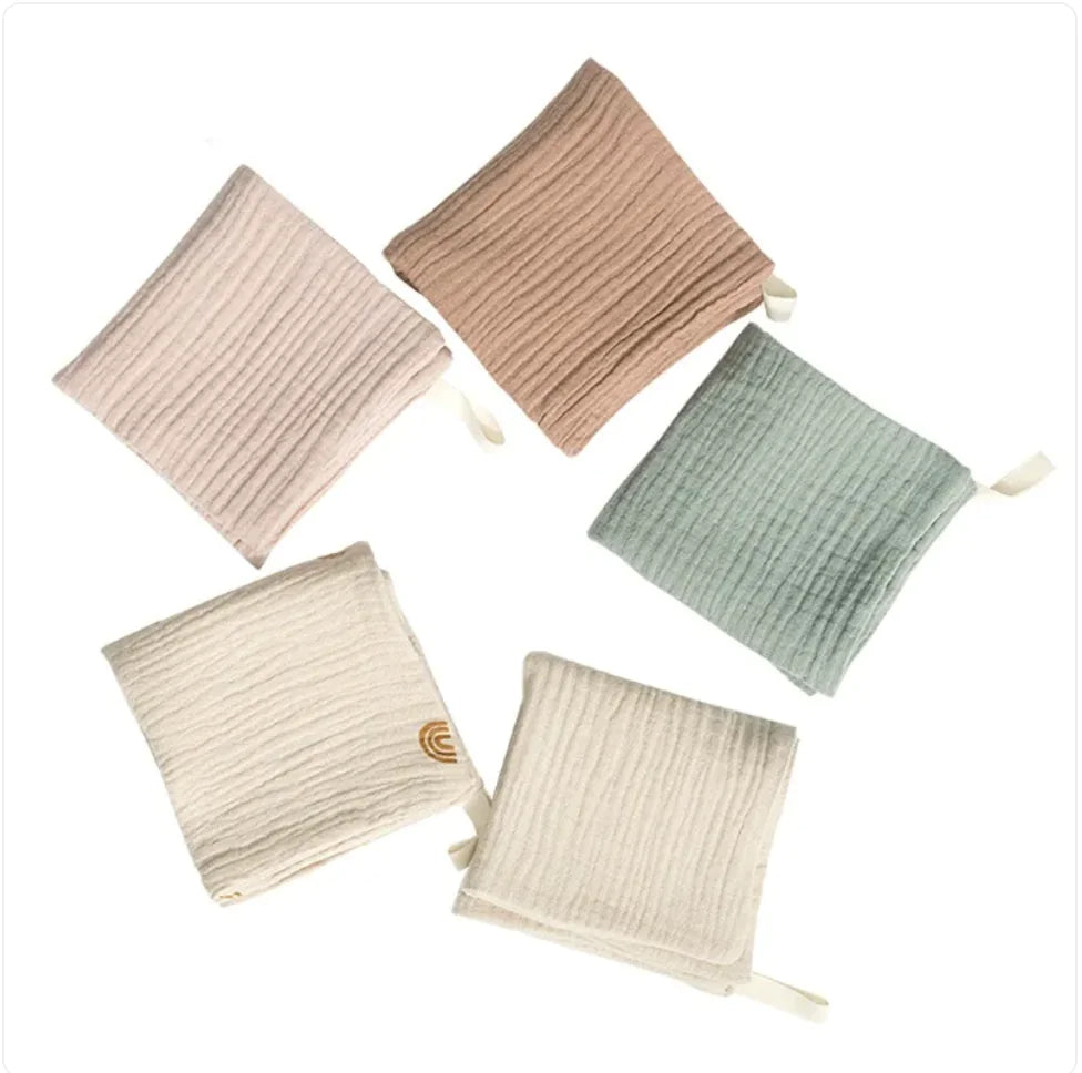 5-Pack Baby Cotton Face Towels